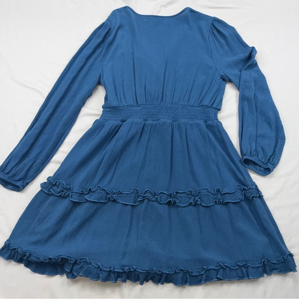 Altar'd State Blue Long Sleeve Dress - Picture 4 of 12